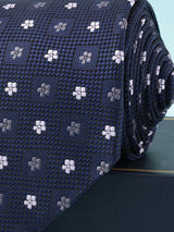 Blue Floral Broad Necktie