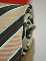 Cream Stripe Broad Necktie