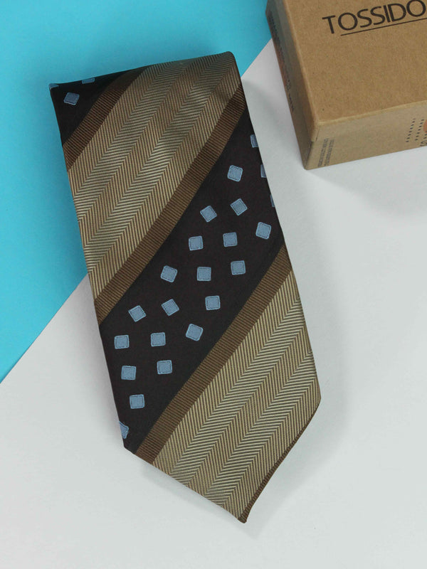 Multicolor Stripes Broad Necktie