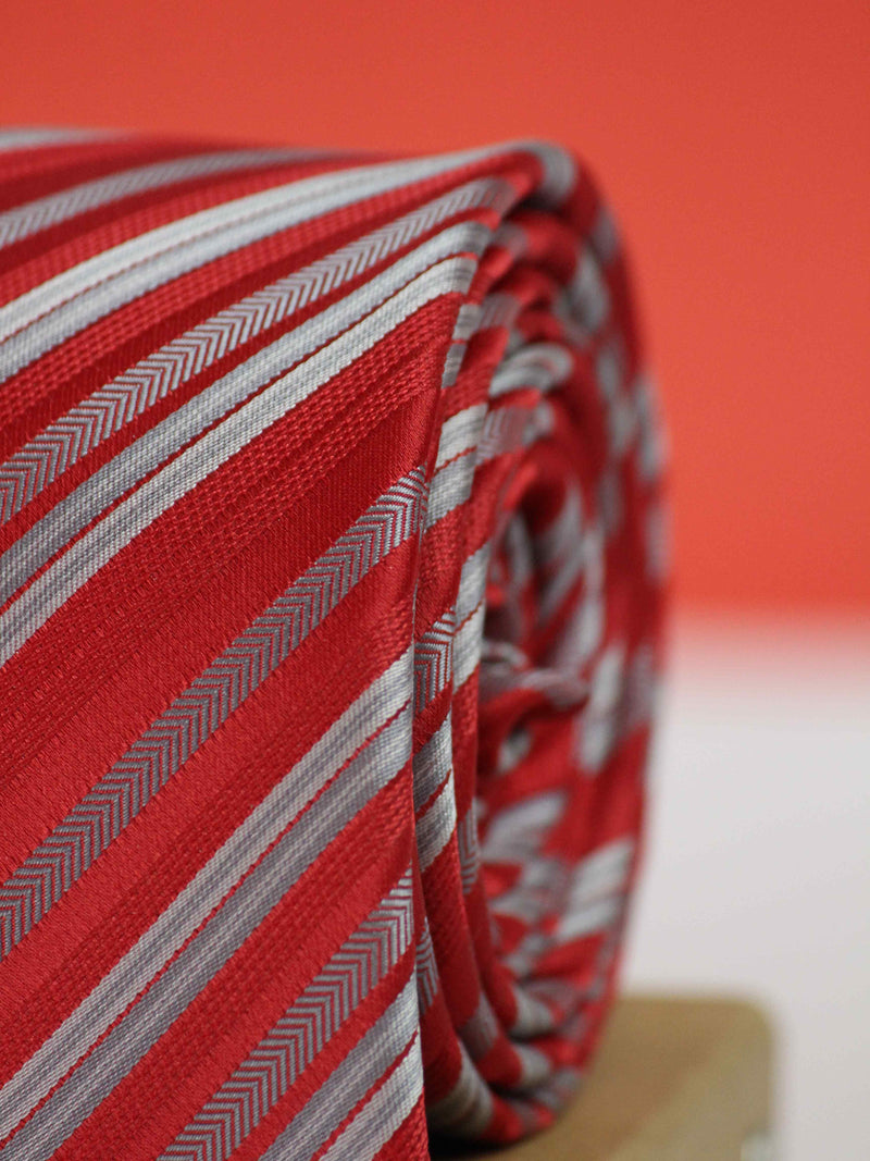 Red Stripes Broad Necktie