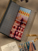 Blue Temple Gopuram City Scarf