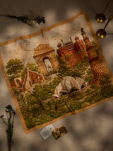 Beige Delhi Monuments City Scarf