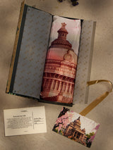 Pink Blossom Palace City Scarf