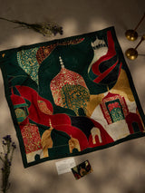 Green Abstract Domes City Scarf