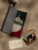 Green Abstract Domes City Scarf