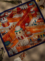 Orange Rooftop Palace City Scarf