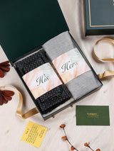 Trendy His & Hers Stole & Pocket Square Gift Set