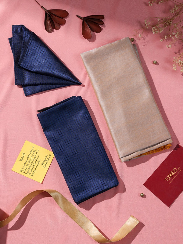 Unique His & Hers Stole & Pocket Square Gift Collection