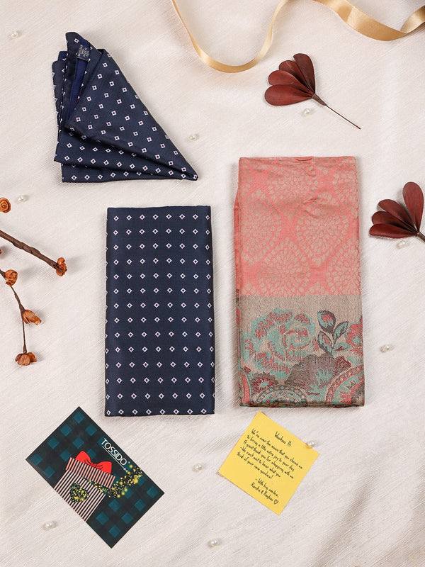 Stylish His & Hers Stole and Pocket Square Gift Collection