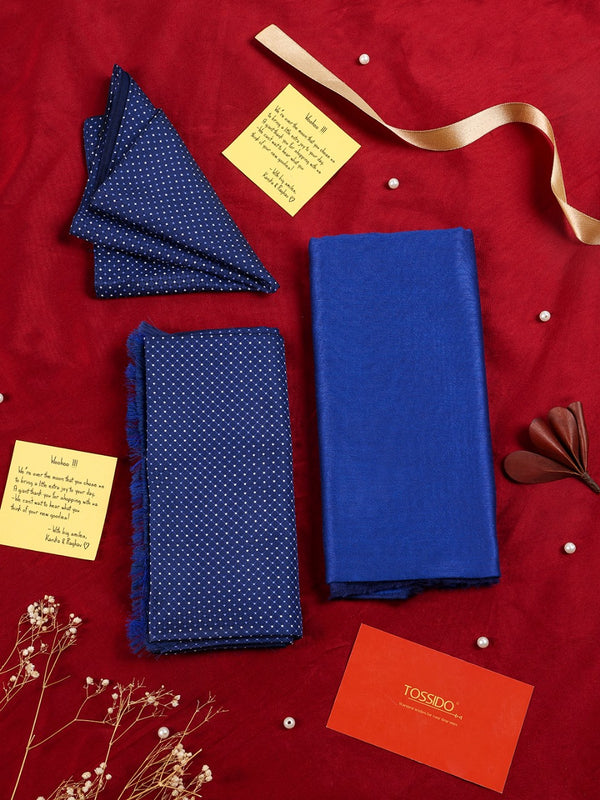 Modern His & Hers Stole & Pocket Square Gift Set