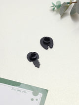 Tooth Implant & Braces Tooth Enamel Pin Set of 2