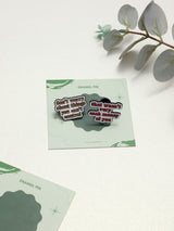 Don't Worry & Cash Money Quote Enamel Pin Set of 2