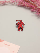Clawed Red Devil Enamel Pin