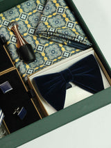 "Silken Splendor: Opulent Men's Silk Accessories Gift-Box"