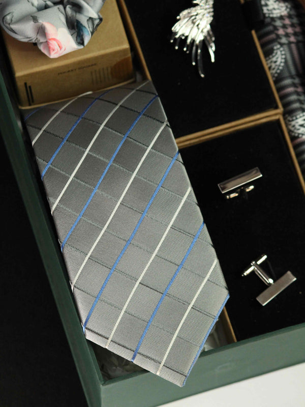 "Luxurious Silk Elegance: Men's Silk Accessories Gift Set"