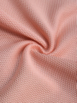 Peach Solid Knitted Pocket Square