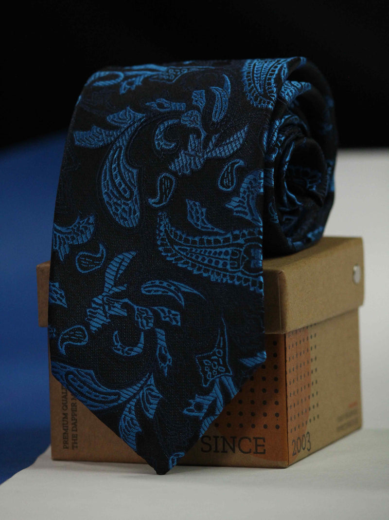 Blue Paisley Necktie