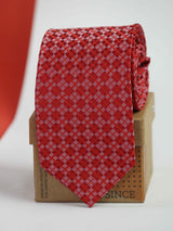 Red Check Woven Necktie