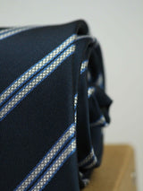 Blue Stripe Woven Necktie