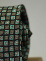 Multicolor Geometric Woven Necktie