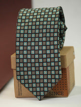 Multicolor Geometric Woven Necktie