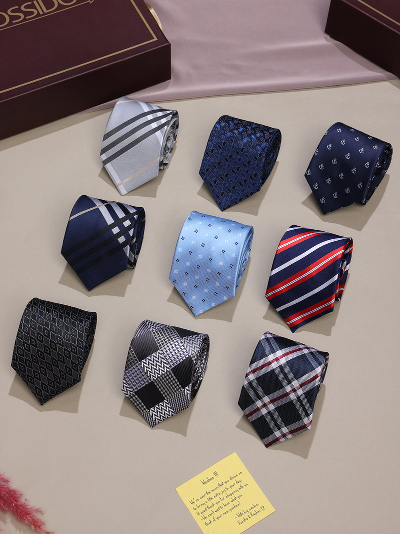 9-Piece Woven Tie Set