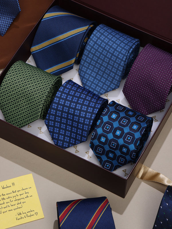 Woven Tie Box – Set of 9