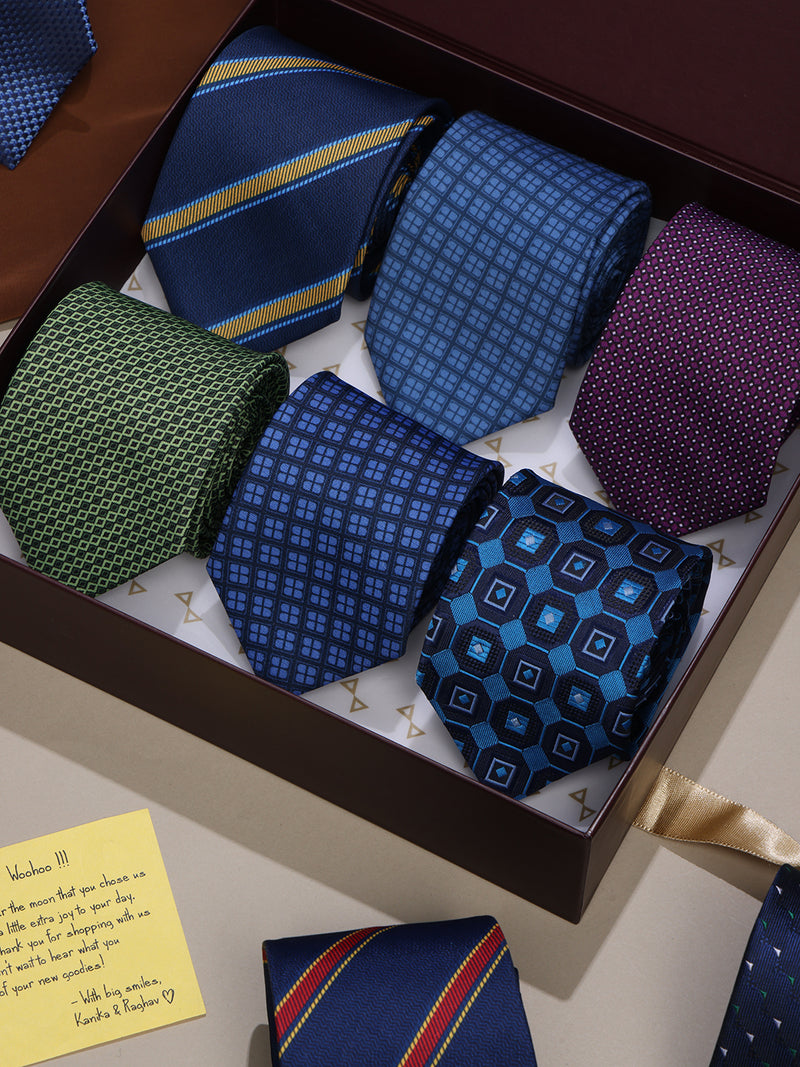 Woven Tie Box – Set of 9