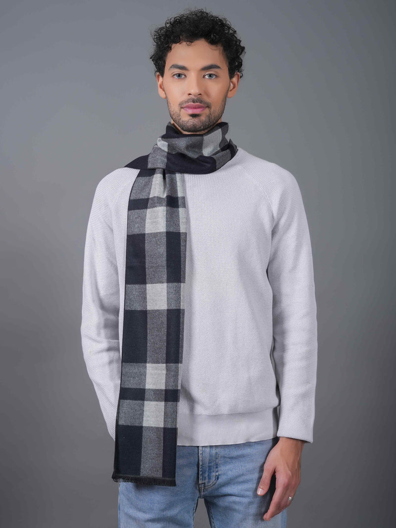 Grey Check Muffler