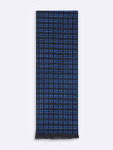 Blue Geometric Muffler