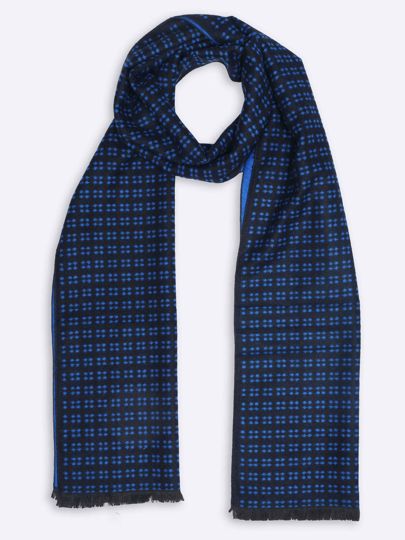 Blue Geometric Muffler