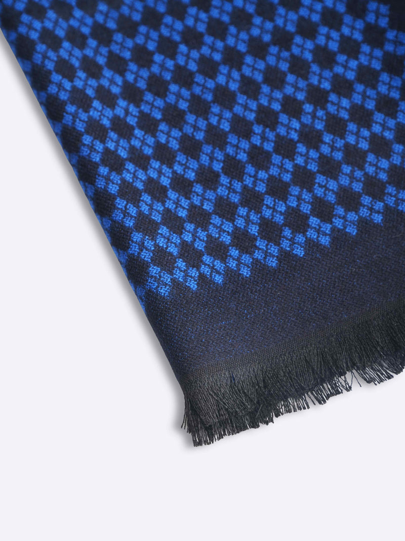 Blue Geometric Muffler