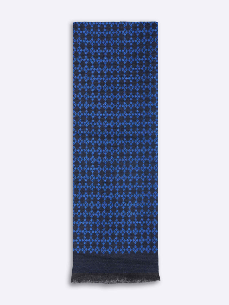 Blue Geometric Muffler