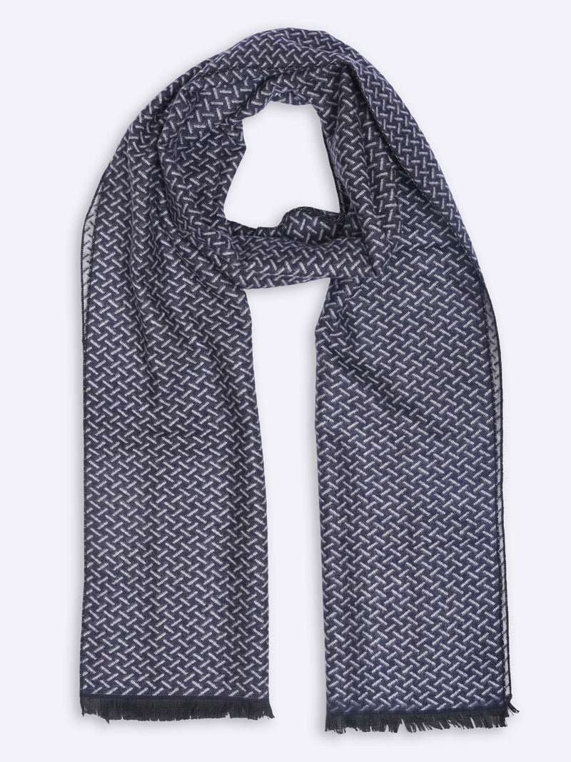 Blue Geometric Muffler