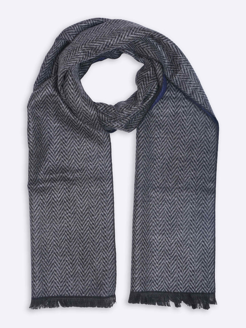 Grey Geometric Reversiblr Muffler