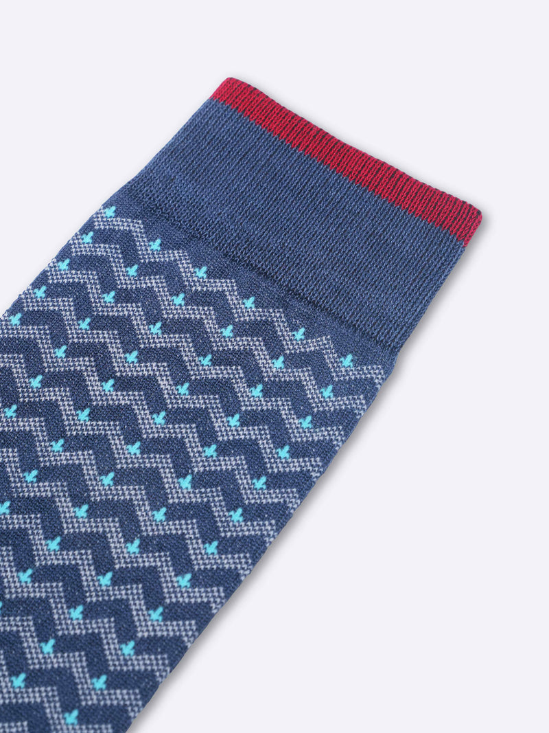 Modern Blue Geometric