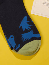 Navy Night Ghost Socks