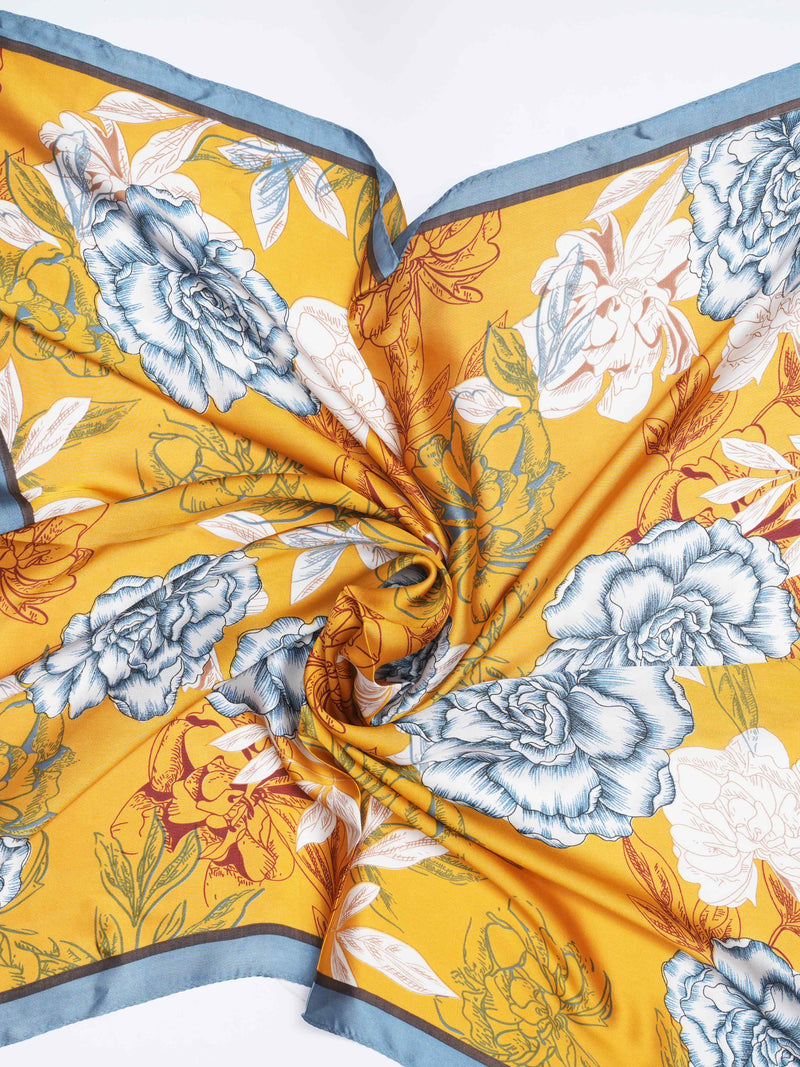 Yellow Floral Neckerchief