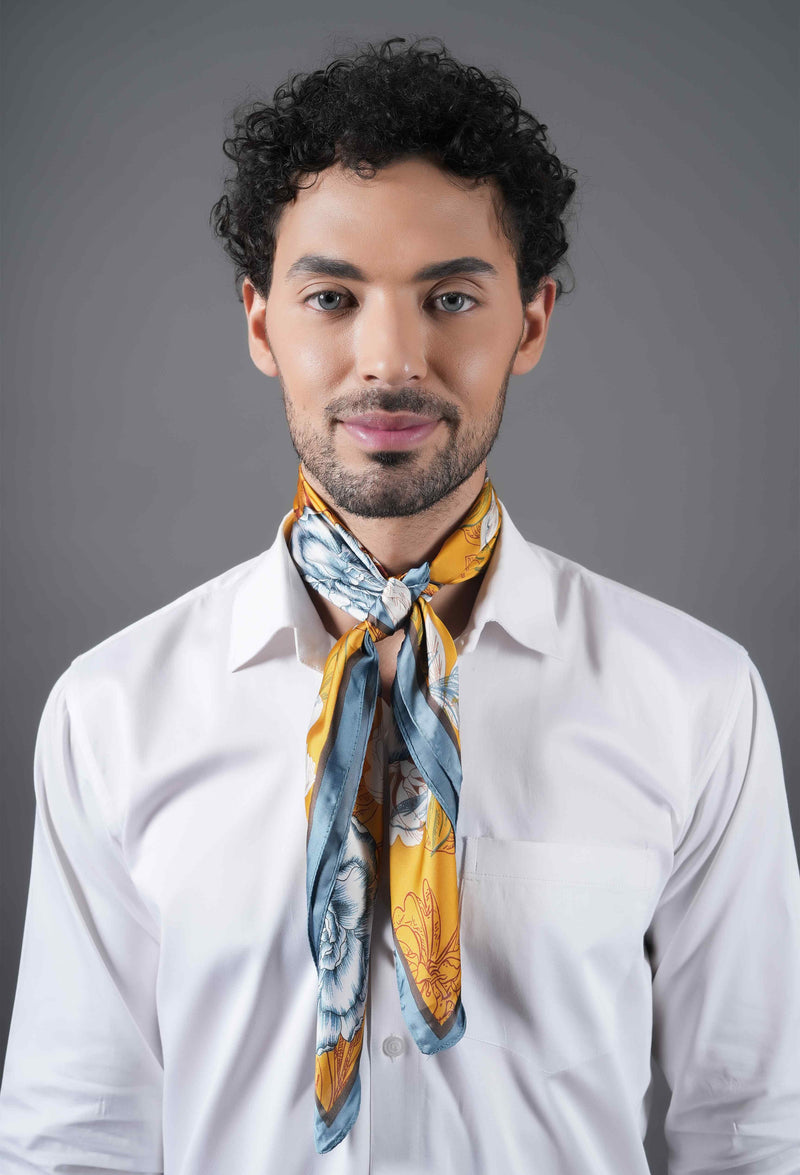 Yellow Floral Neckerchief