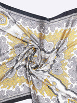 Yellow & Grey Paisley Neckerchief