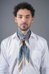 Blue Novelty Neckerchief