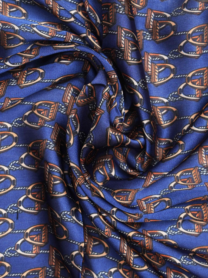 Blue Novelty Neckerchief