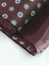 Maroon Floral Printed Reversible Stole