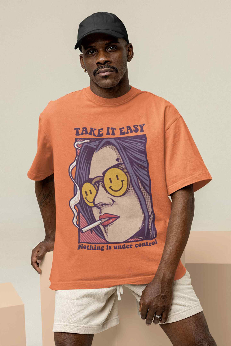 Take It Easy Oversized Tee