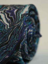  Blue Abstract Printed Necktie