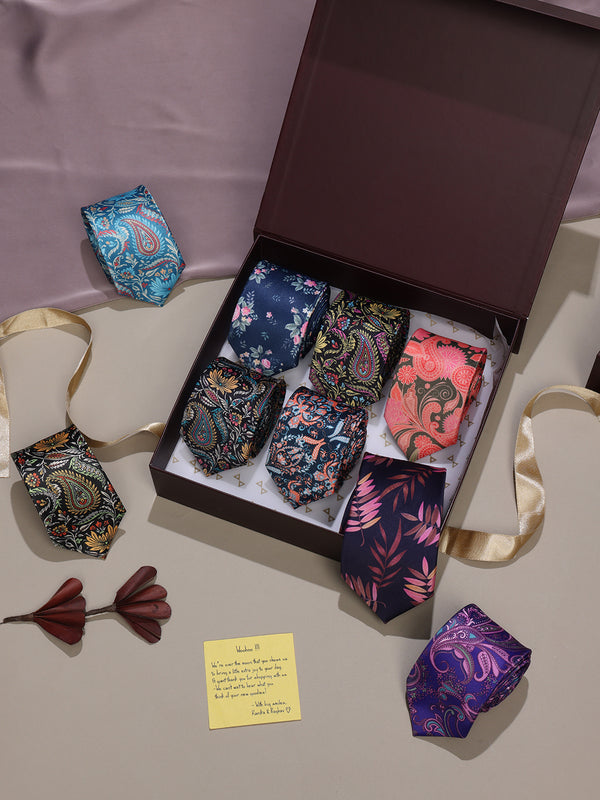 Printed Tie Set – Pack of 9