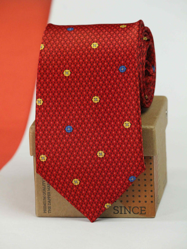 Sanguine Printed Silk Necktie
