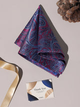 Pink & Blue Paisley Performance Silk™ Pocket Square