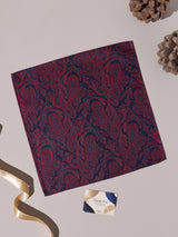 Red & Navy Paisley Performance Silk™ Pocket Square
