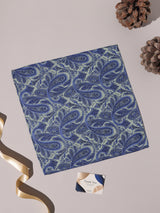 Blue & Sage Paisley Performance Silk™ Pocket Square